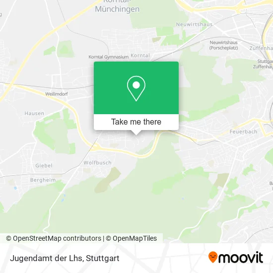 Карта Jugendamt der Lhs