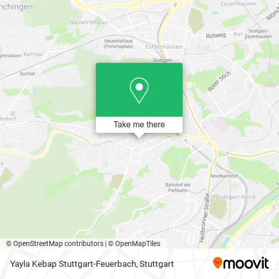 Карта Yayla Kebap Stuttgart-Feuerbach
