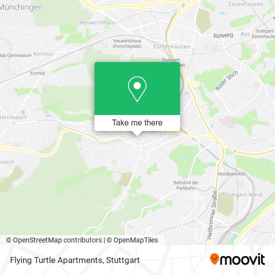 Flying Turtle Apartments map