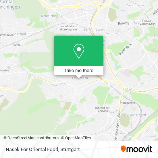 Nasek For Oriental Food map