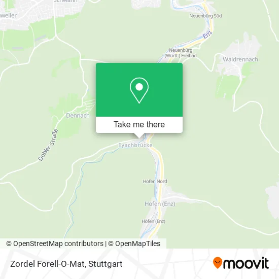 Карта Zordel Forell-O-Mat