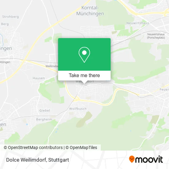 Карта Dolce Weilimdorf