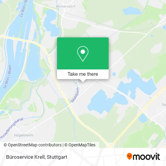 Карта Büroservice Krell