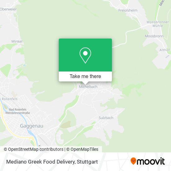 Mediano Greek Food Delivery map