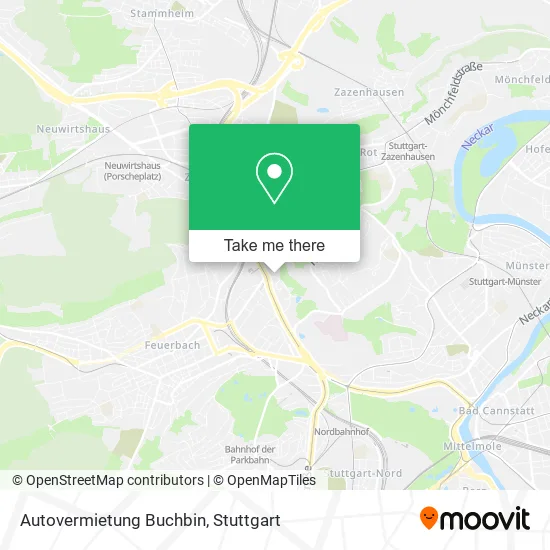 Карта Autovermietung Buchbin