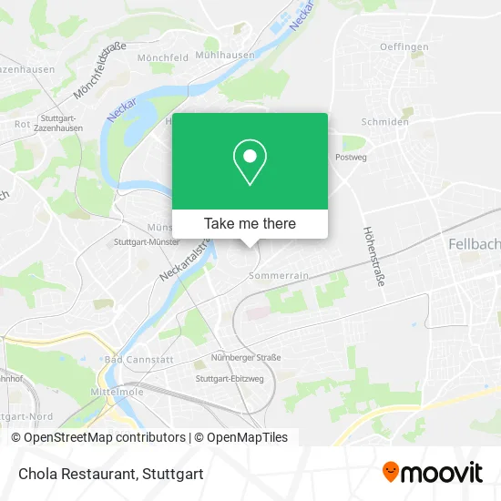 Карта Chola Restaurant