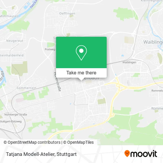 Карта Tatjana Modell-Atelier