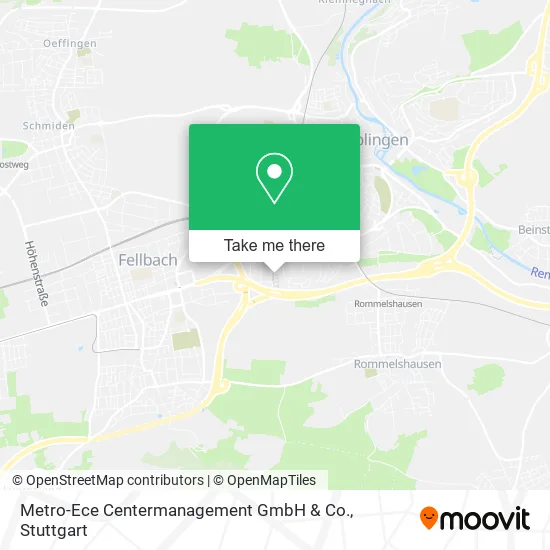 Карта Metro-Ece Centermanagement GmbH & Co.