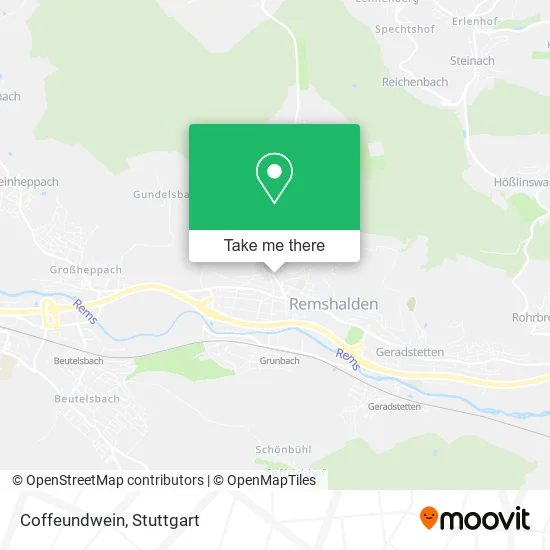 Карта Coffeundwein