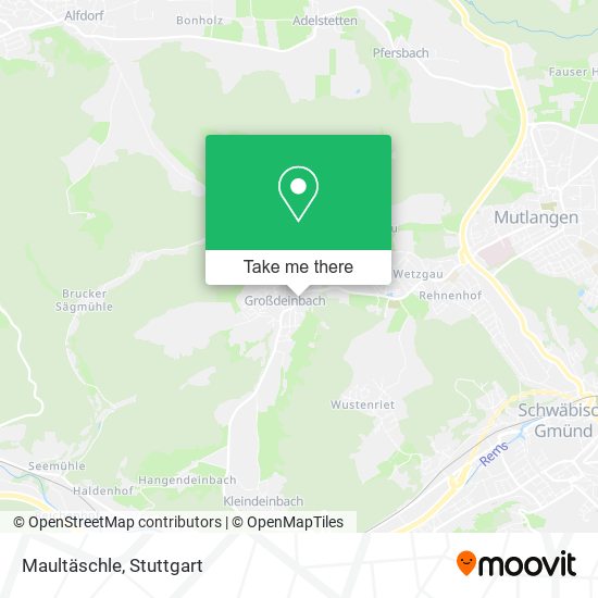 Карта Maultäschle