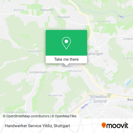 Handwerker Service Yildiz map