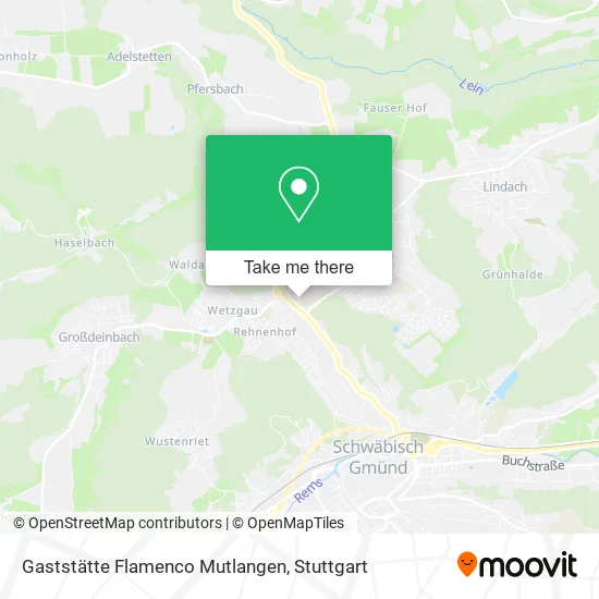 Карта Gaststätte Flamenco Mutlangen