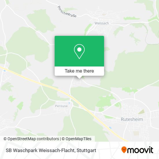 SB Waschpark Weissach-Flacht map