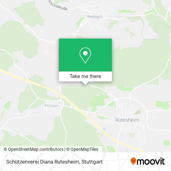 Schützenverei Diana Rutesheim map