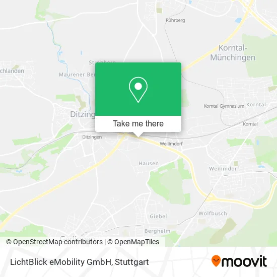 Карта LichtBlick eMobility GmbH