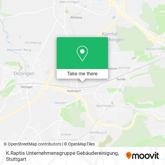 K.Raptis Unternehmensgruppe Gebäudereinigung map