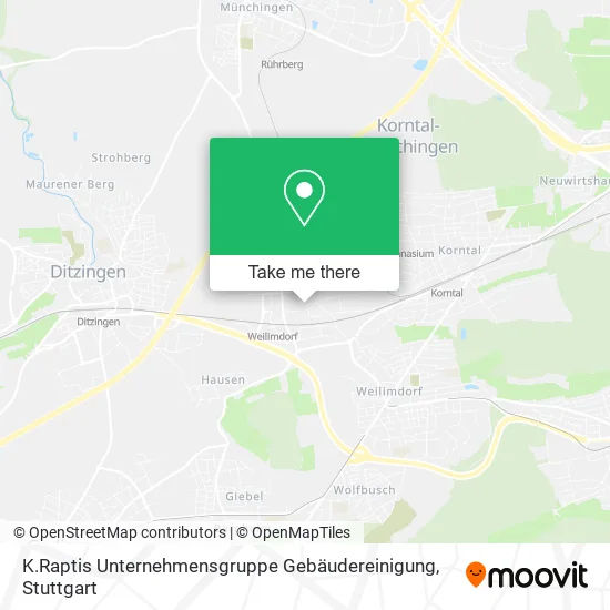 Карта K.Raptis Unternehmensgruppe Gebäudereinigung