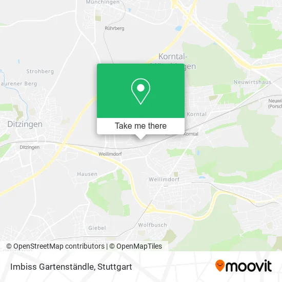 Карта Imbiss Gartenständle