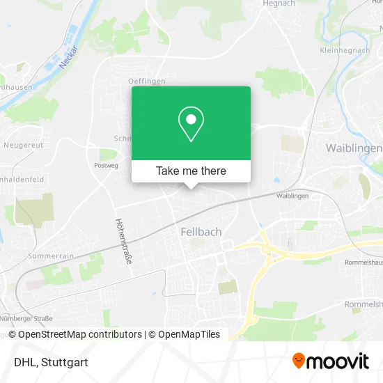 DHL map