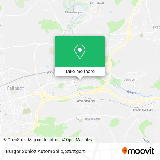 Burger Schloz Automobile map