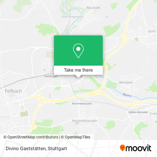 Карта Divino Gaststätten