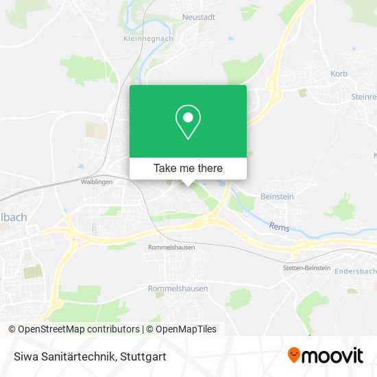 Siwa Sanitärtechnik map