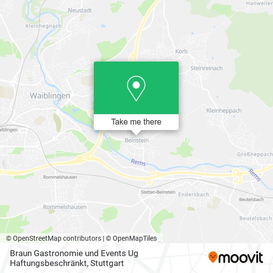 Braun Gastronomie und Events Ug Haftungsbeschränkt map