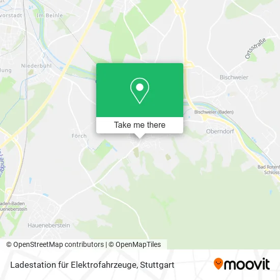 Карта Ladestation für Elektrofahrzeuge
