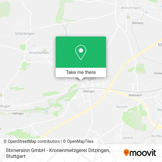Stirnersinn GmbH - Kronenmetzgerei Ditzingen map