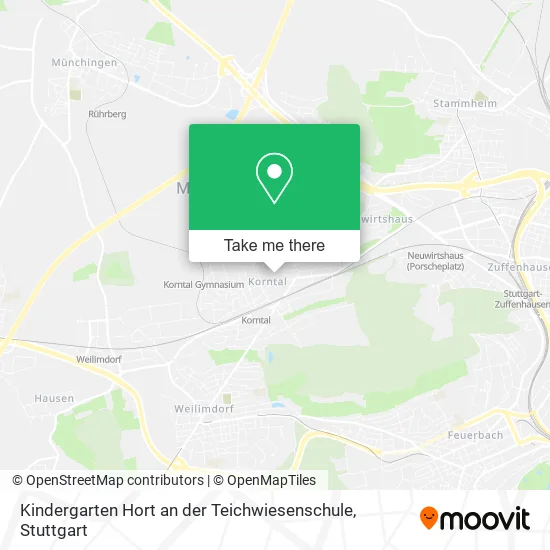 Карта Kindergarten Hort an der Teichwiesenschule