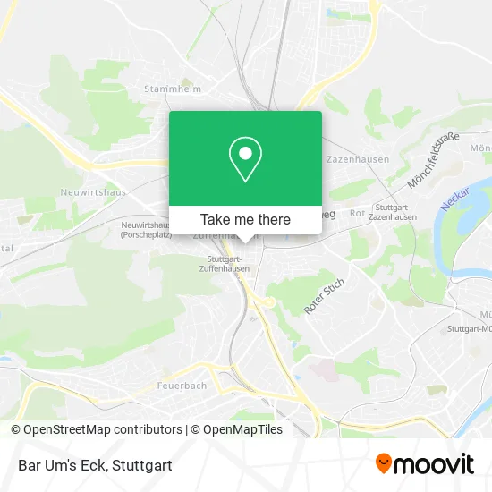 Карта Bar Um's Eck