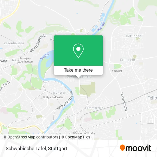 Карта Schwäbische Tafel