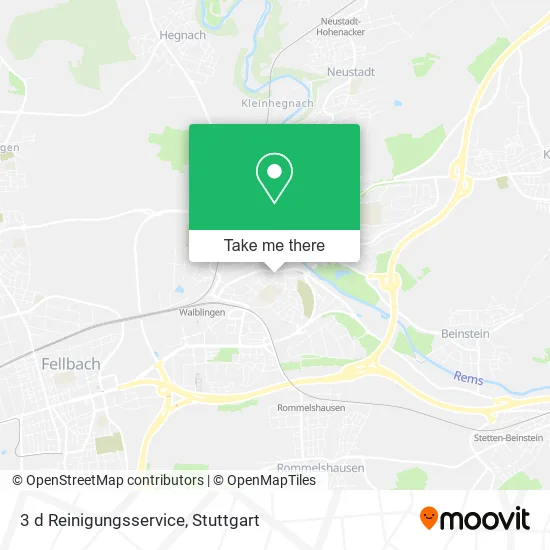 Карта 3 d Reinigungsservice