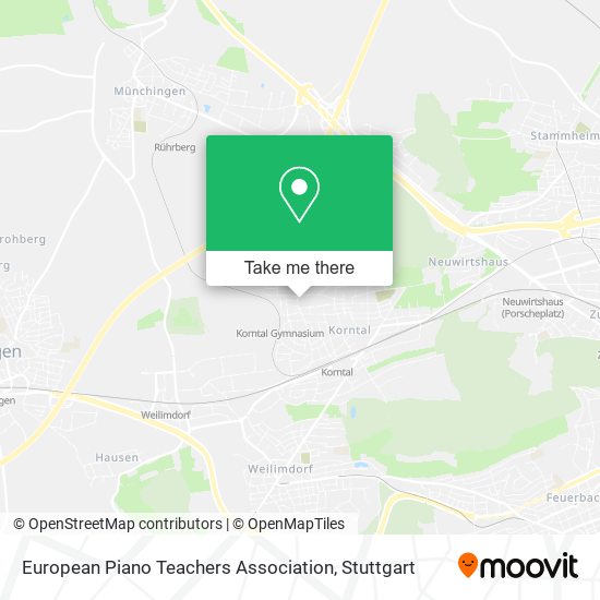 European Piano Teachers Association map
