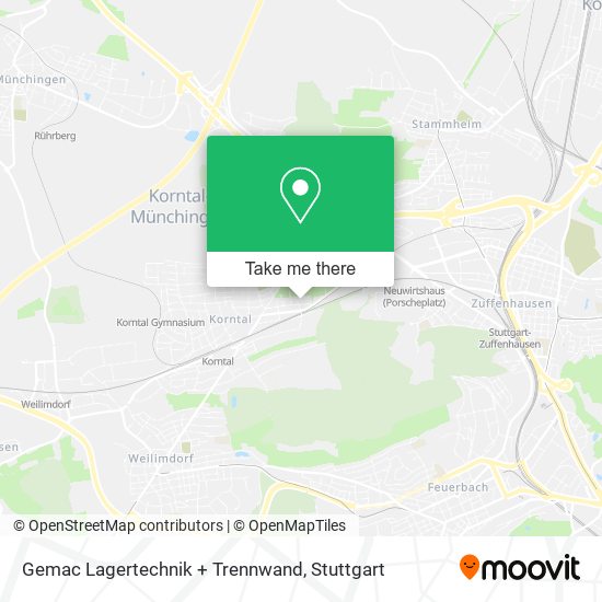 Gemac Lagertechnik + Trennwand map