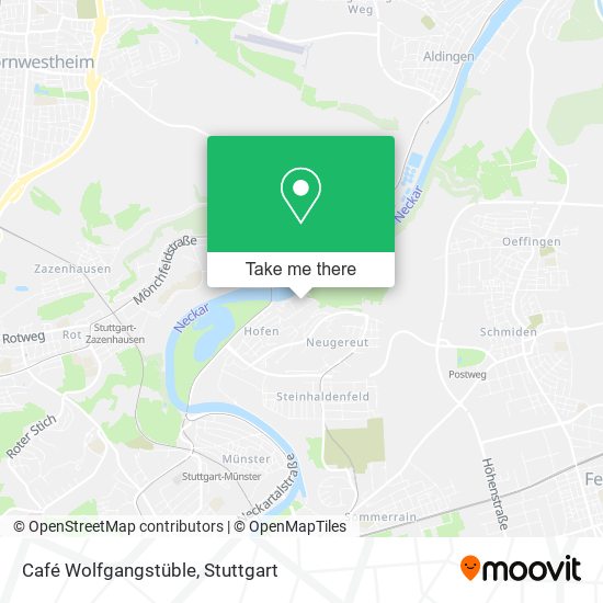 Café Wolfgangstüble map