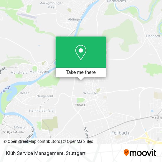 Klüh Service Management map