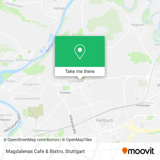 Карта Magdalenas Cafe & Bistro