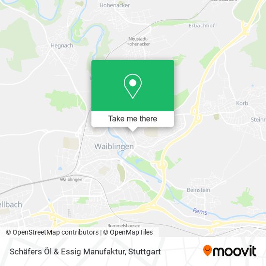 Schäfers Öl & Essig Manufaktur map