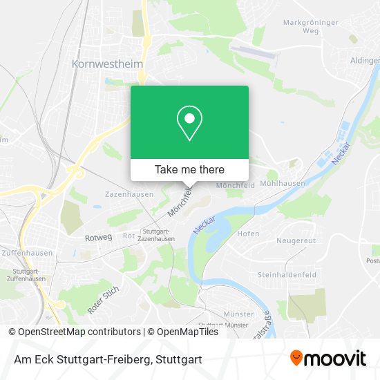 Карта Am Eck Stuttgart-Freiberg