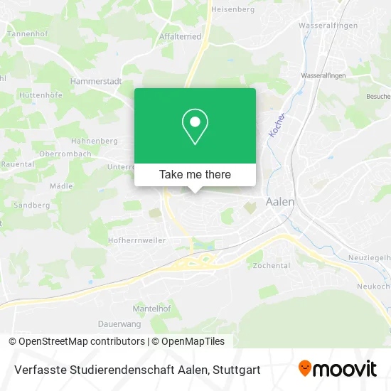 Карта Verfasste Studierendenschaft Aalen