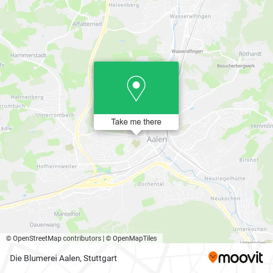 Карта Die Blumerei Aalen