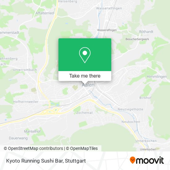Kyoto Running Sushi Bar map