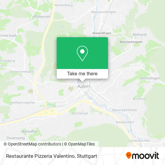 Карта Restaurante Pizzeria Valentino