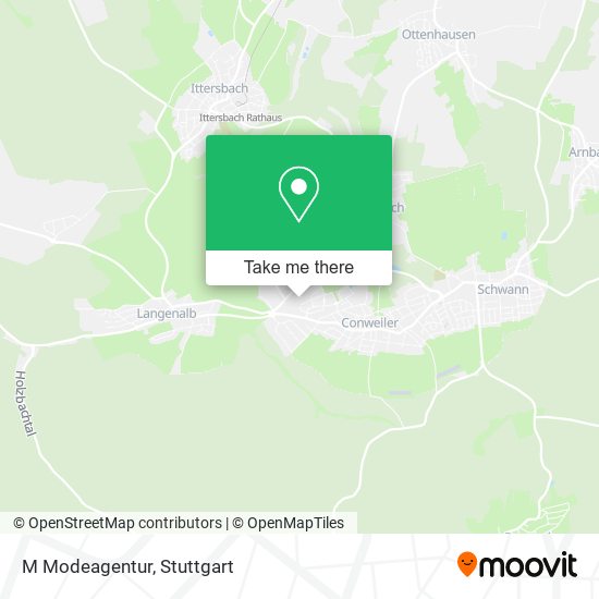 M Modeagentur map