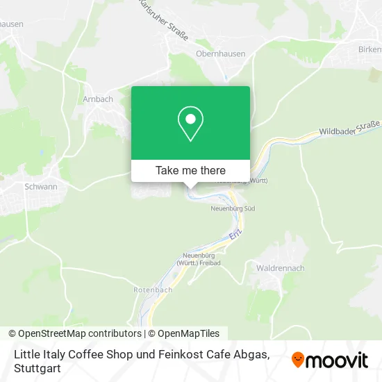 Карта Little Italy Coffee Shop und Feinkost Cafe Abgas