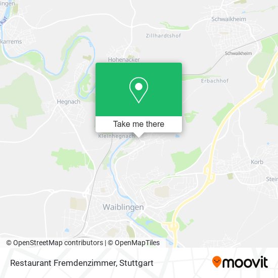 Restaurant Fremdenzimmer map