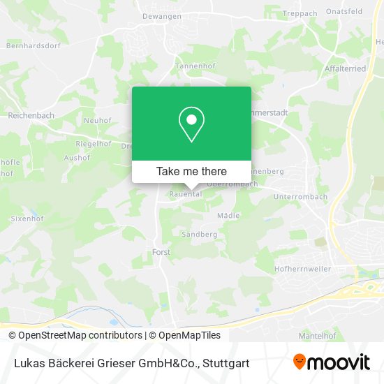 Lukas Bäckerei Grieser GmbH&Co. map