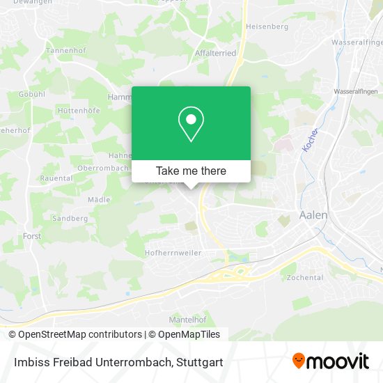 Карта Imbiss Freibad Unterrombach