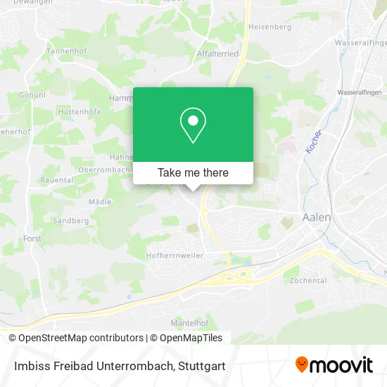 Карта Imbiss Freibad Unterrombach